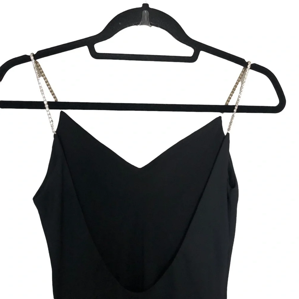 Vintage Black Maxi Dress - Picture 5 of 7